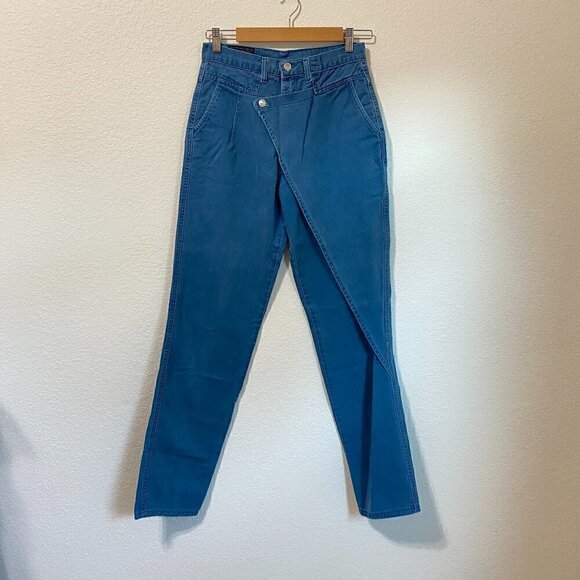 Vintage Panhandle Slim USA Western X-Over Flap Front Jeans - Picture 1 of 8